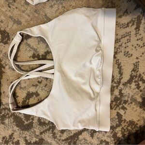 Lululemon Athletica White Sports Bra